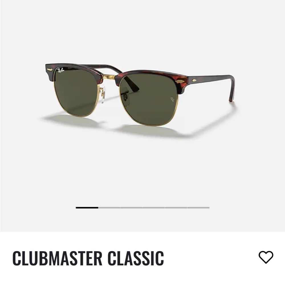 RayBan clubmaster sunglasses in tortoise matte